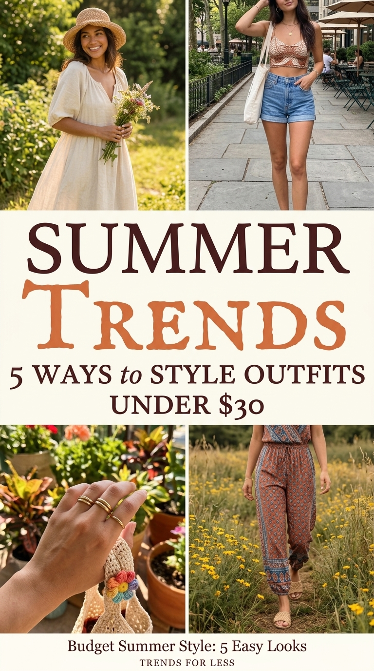 Look Like a Million Bucks on a Student Budget: Affordable Summer Style Guide