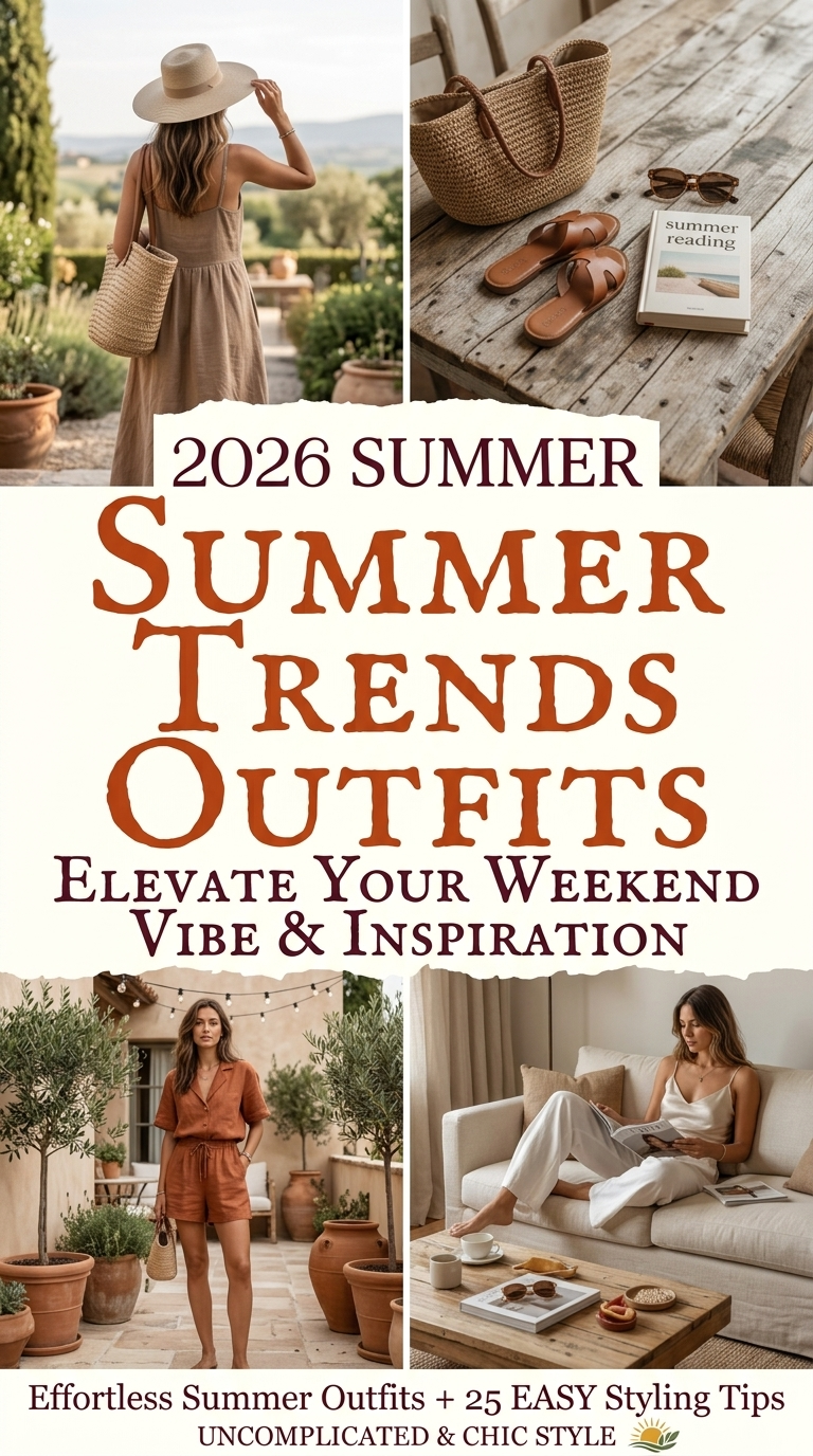 The Ultimate Summer Weekend Style Guide: Effortlessly Chic & Comfy